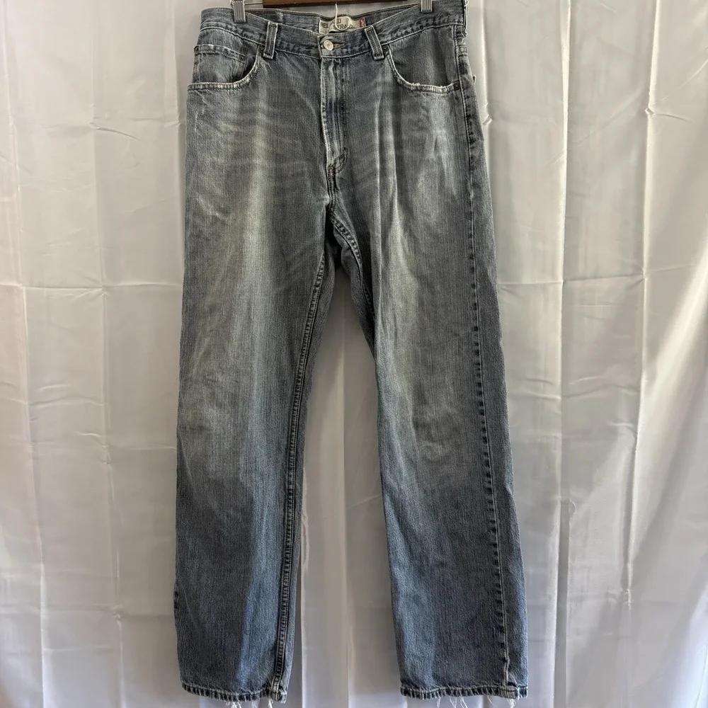 Vintage Levis 559 Jeans Mens Relaxed Straight Med Wash Denim 34x34 Fit 33x33 Y2K